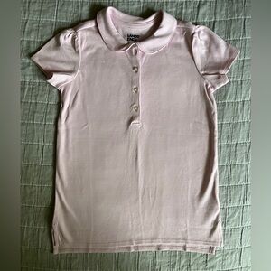 Lands’ End School Uniform polo, short sleeve; Peter Pan collar, NWOT, size M 8
